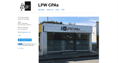 Desktop Screenshot of lpwcpas.com